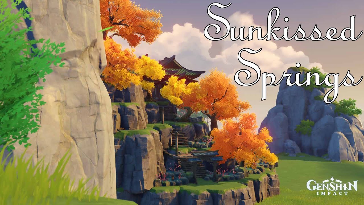 Serenitea: Sunkissed Springs (Inazuma inspired) - YouTube