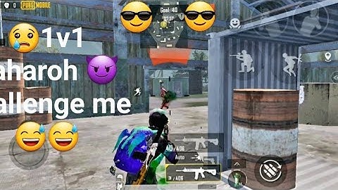 😈😈pro random challenge me 1v1 m416😢😢🤣