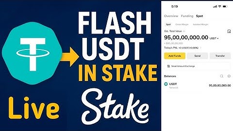 How to Transfer Flash USDT to Stake | Flash USDT Deposit in Stake | flash usdt 