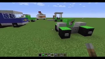 Minecraft Tutorials: How to Build a 4-Wheeler (9)