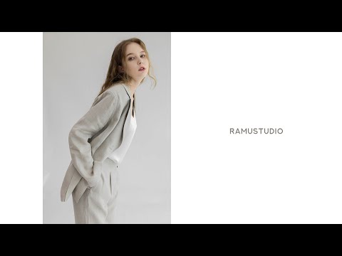 RAMU ROCEL LINEN JK 라뮤 컬렉션 로셀 린넨 오버핏 자켓