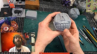 Bootleg Madball Sculpting - Part 1 - Twitch stream