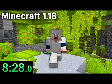 J'ai TENTÉ de SPEEDRUN Minecraft 1.18