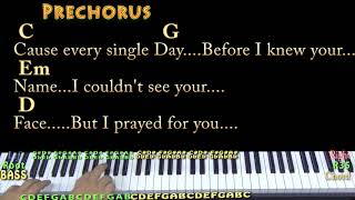 Prayed For You (Matt Stell) Piano Cover Lesson in G with Chords/Lyrics