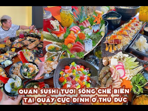Video Quán SUSHI SASHIMI siêu hấp dẫn chế biến ngay tại... - youtube