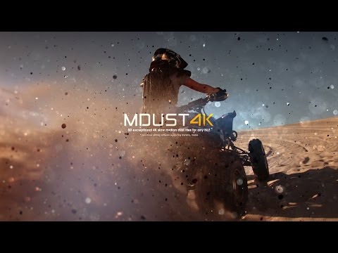 mDust 4K - Amazing Drag & Drop Dust Effects for any NLE and compositing software