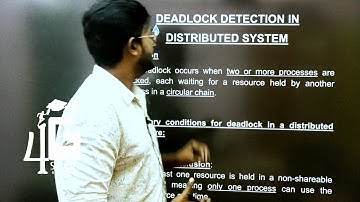 Deadlock Detection in Distribution System in Tamil | Distributing Computing in Tamil | Unit 3