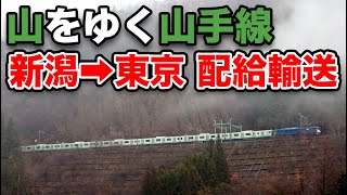[Niigata → Tokyo] Yamanote Line E235 series running deep in the mountains, one-time distribution ...