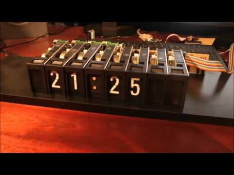 Atmega  32  controlled  Split  Flap  Display