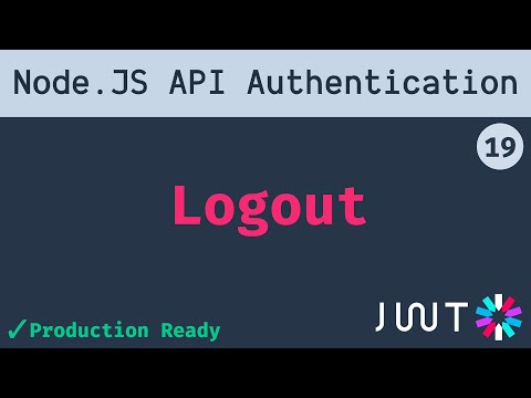 19. Logout User | Node JS API Authentication