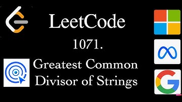 1071. Greatest Common Divisor of Strings | Leetcode 75 | #leetcode #leetcodejava