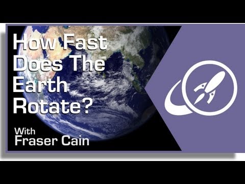 Video: How Fast Does The Earth Rotate?