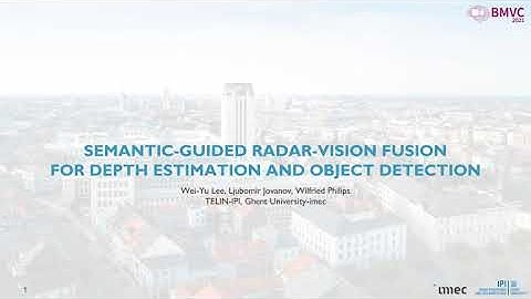 [BMVC 2021] Semantic-Guided Radar-Vision Fusion for Depth Estimation and Object Detection