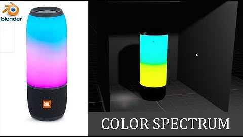 Blender Tutorial : Color spectrum animation on Blender 2.81 EEVEE, node editor