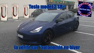 je troque ma Tesla model 3 LR contre une SR+ pour 48 heures, le test vérité sur l'autonomie en hiver