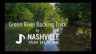 Video thumbnail of "CCR Green River Southern Rock Blues Guitar Backing Track Jam in E"