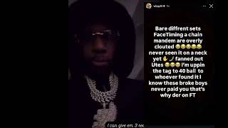 Toronto rapper J Neat bfr chain robbed in Winnipeg Top5 clowns him whyg puts up 40k to get it back