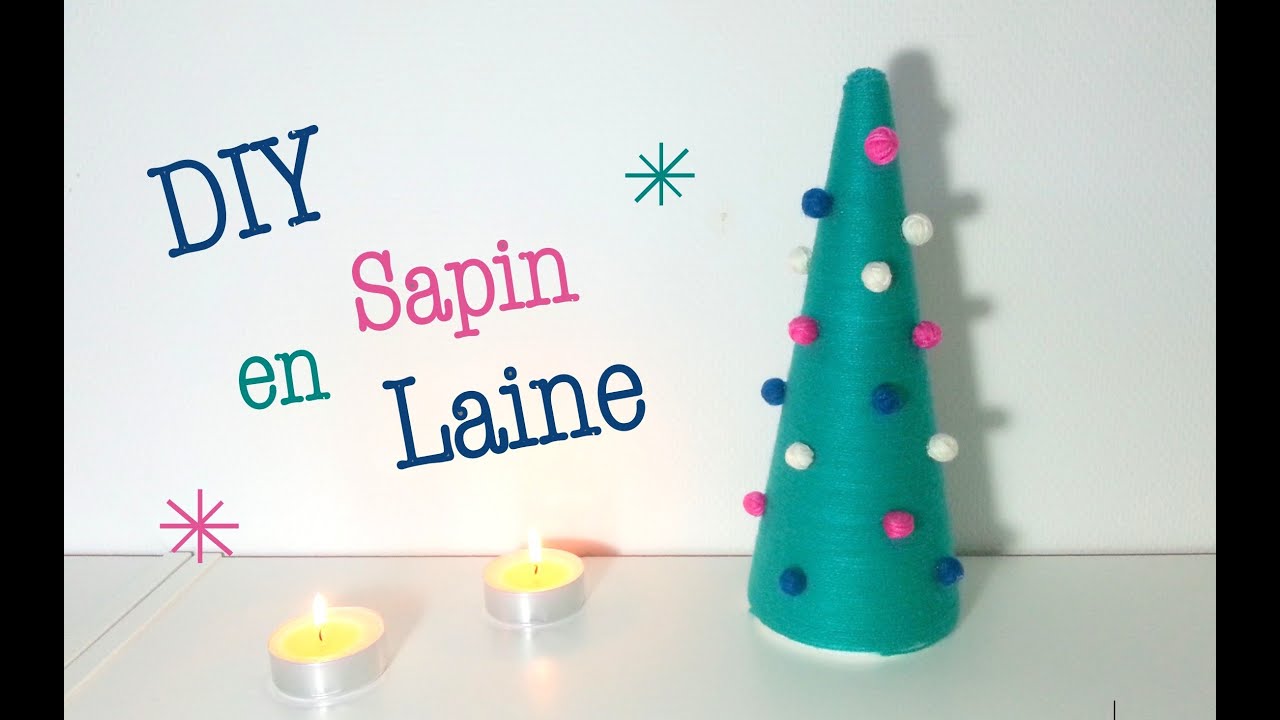 deco sapin en laine