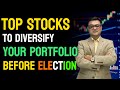 Top stocks to diversify your portfolio  stocks election investment shares multibaggerstocks