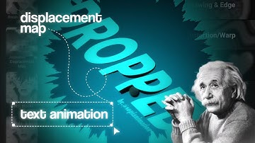 MIND-BLOWING Displacement Map Text Animation in Alight Motion!