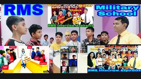 RMS Interview questions video | Rashtriya military school interview