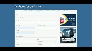 Bus Ticket Booking System | Java JSP Servlet Project | Java JSP CRUD Project