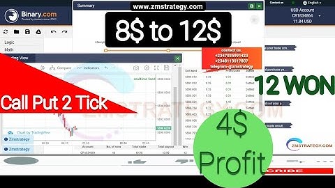 free binary / deriv bot for small account 8$ to 12$ on real account