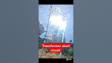 Transformer short circuit #transformer #shortfeed #lineman #shortcircuit #shortvideo #youtube#reels