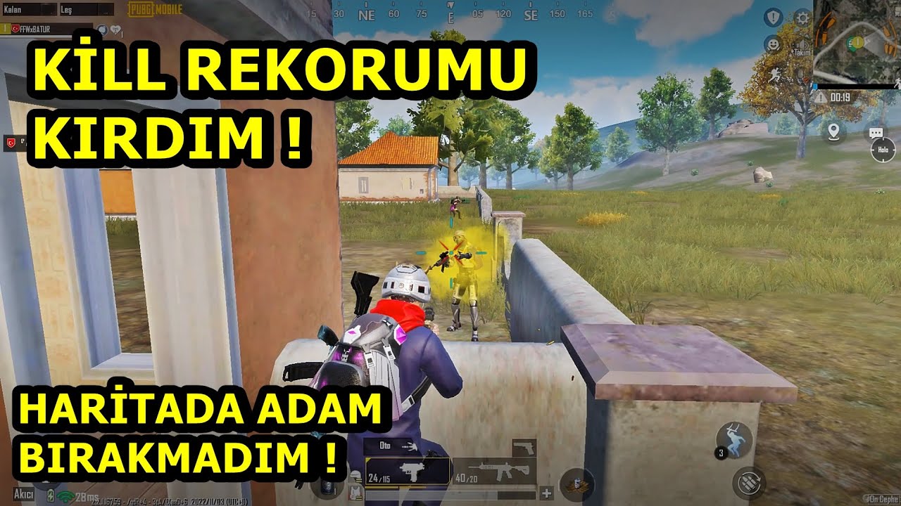 BU SEZONUN KENDİ KİLL REKORUMU KIRDIM ! ONE MAN SQUAD PUBG MOBİLE