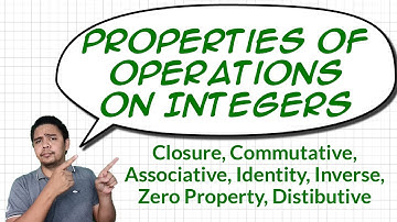 [Tagalog] Properties of Operations on Integers - Grade 7 Math