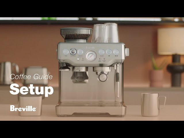 The Barista Express®  Set up your machine to make barista-quality