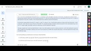 Test Network Latency Between VMs