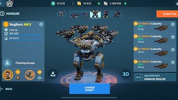 Bagliore X4 Ultimate Calamity | War Robots Gameplay