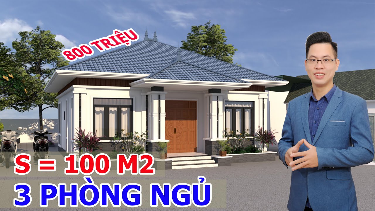 Mẫu Nhà Vườn Mái Nhật 3 Phòng Ngủ Diện Tích 100 m2 Đẹp Nhất 2024 ...