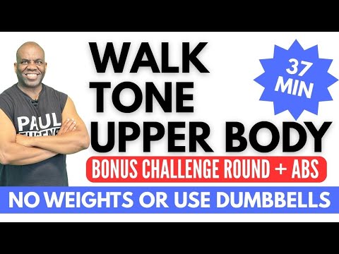 Try This! Walk Tone & Sculpt – No Weights or Use Dumbbells Upper Body