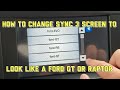 How to change your Ford Sync 3 display theme