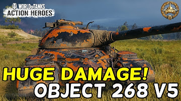 Object 268 V5 (HUGE DAMAGE!) || Update 6.0 || World of Tanks: Action Heroes