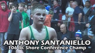 Anthony Santaniello | Brick Memorial | 106 lb. Shore Conference Champion