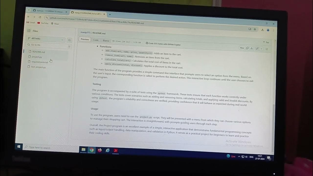 edx cs50 python programming final project - YouTube