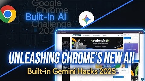 Devpost Hackathon|Google Chrome Built-in AI Challenge 2025|Project Submission Video