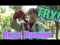 ツリークライミングに挑戦②ロープランナー　tree climbing Rope Runner