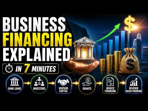 Business Financing Explained in 7 Minutes | How Businesses Get Money