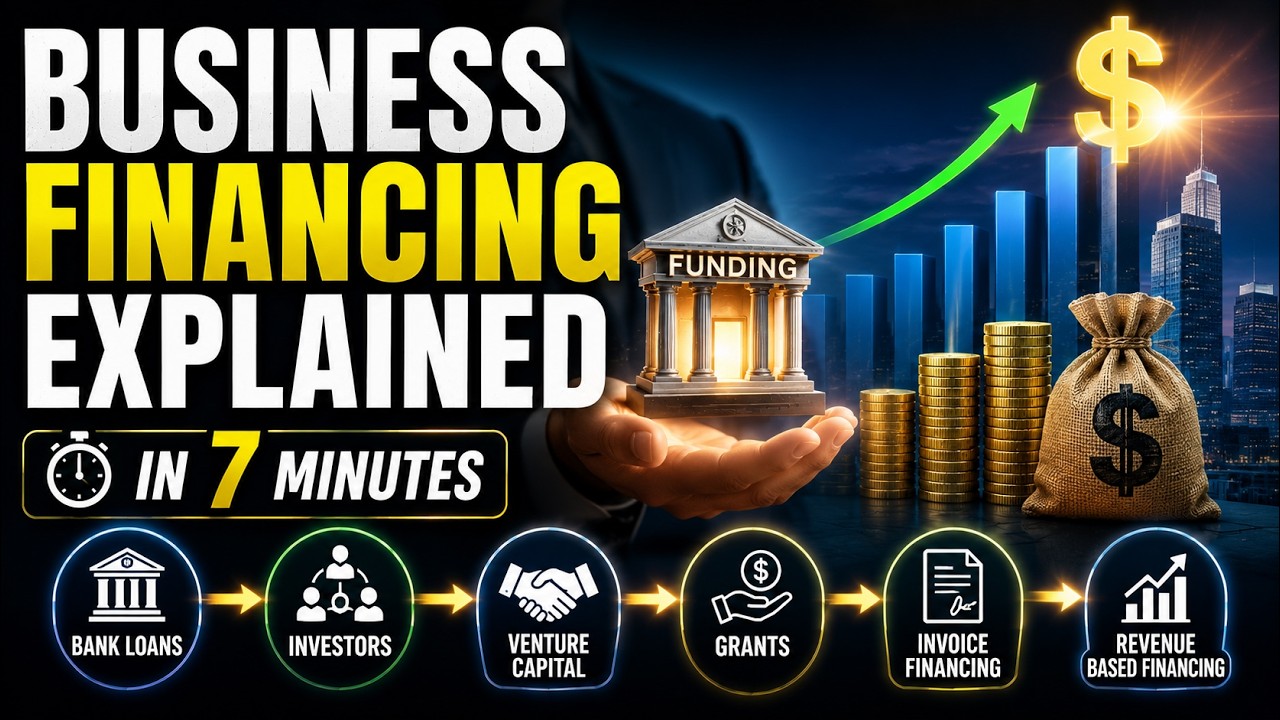 Business Financing Explained in 7 Minutes | How Businesses Get Money