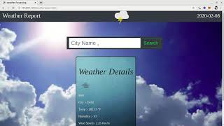 Weather Forecasting web application screenshot 5