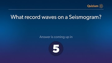 What record waves on a Seismogram?   Earthquake Quiz