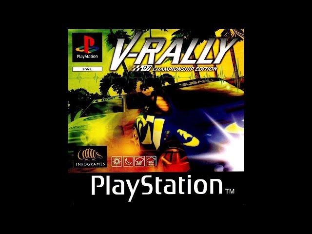 Jeu PS1 V-RALLY 97 Avec Notice - Version PAL Française - Boîte Abîmée - État Correct