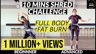 10mins DAILY - SHRED CHALLENGE - Full Body Workout #DanceWithDeepti