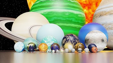 Solar System Size Comparison with Exoplanets | 3D Comparison