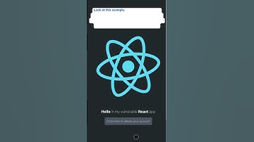 Clickjacking attack in React application #shorts