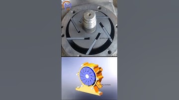 High pressure vane pump 🔥 | Mechanical principles | #solidworks #simulation #satisfying #mechanical